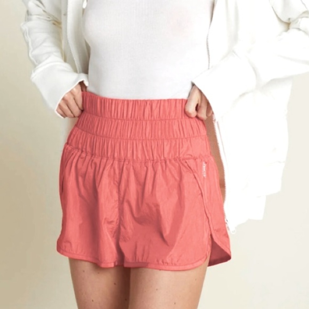 Fp movement by free people coral the way home shorts size small